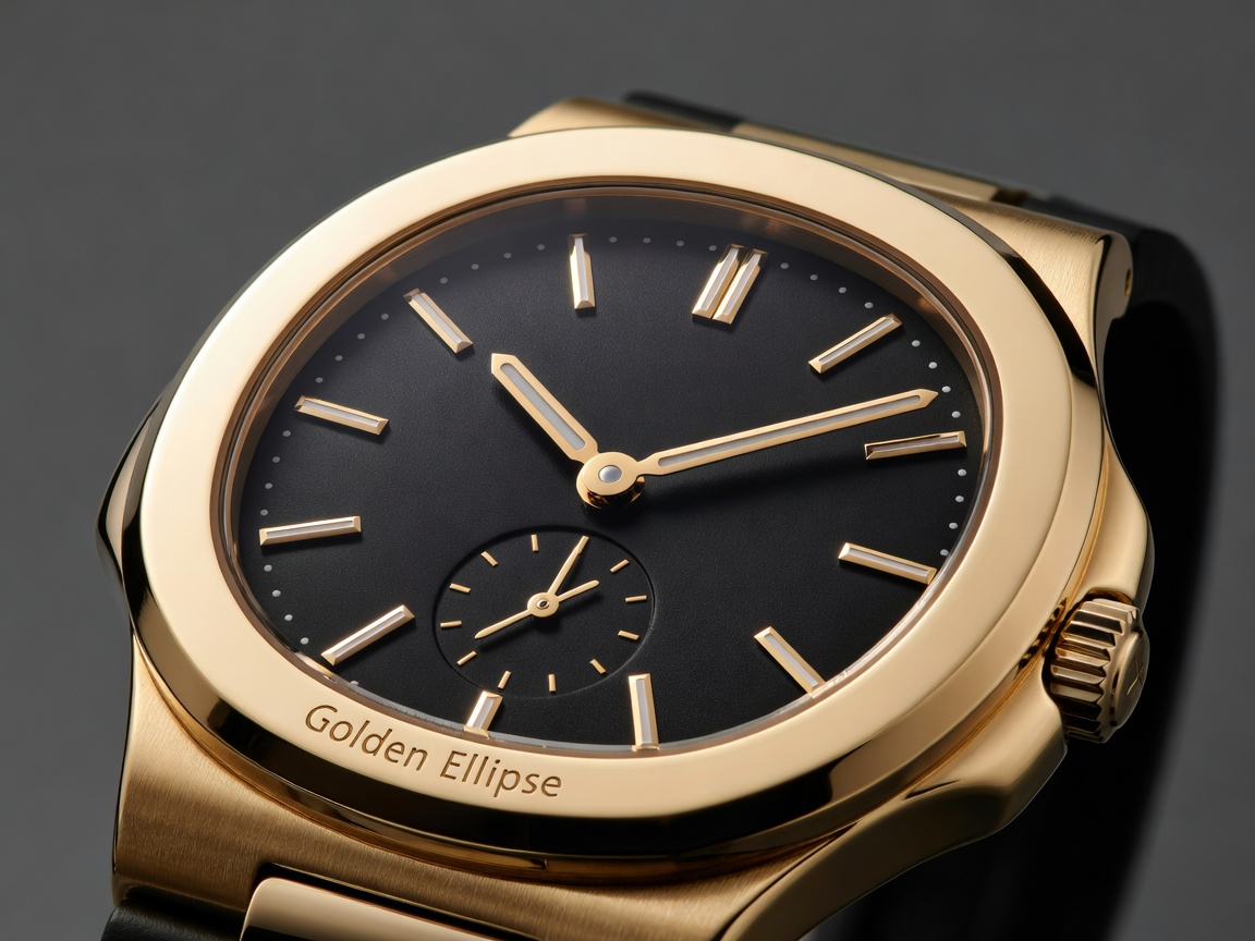 Vintage Patek Philippe Ellipse timepiece resting on dark velvet background